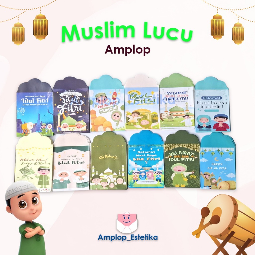 

Amplop Lebaran Idul Fitri Isi 100 pcs Amplop Muslim Lucu Angpao