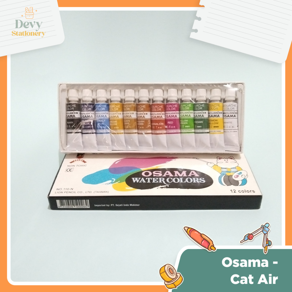 

OSAMA Cat Air untuk melukis dan menggambar