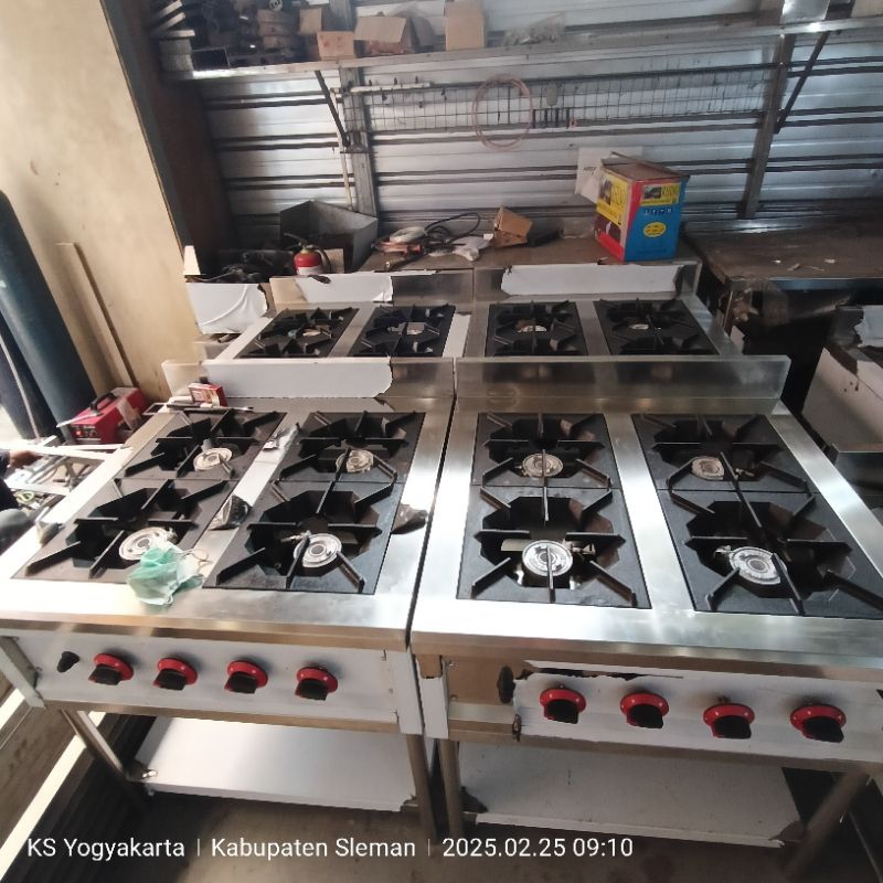 Gas Stove 4 Burner ( Medium pressure)