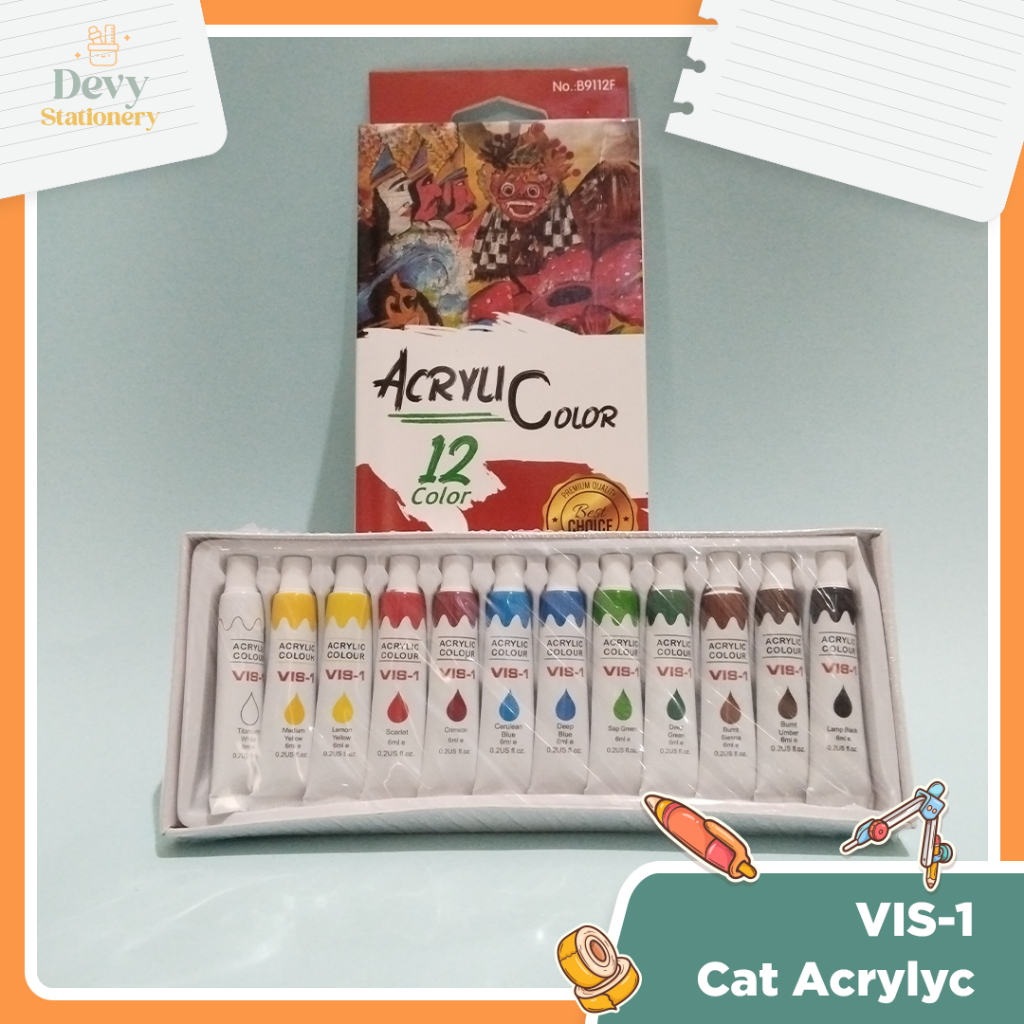 

VIS-1 Cat Acrylyc, Cat Air, dan Cat Fabric