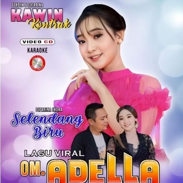 KASET VCD MUSIK LAGU DANGDUT OM ADELLA TERLARIS - KASET VCD LAGU DANGDUT KOPLO BISA KARAOKE - KASET 