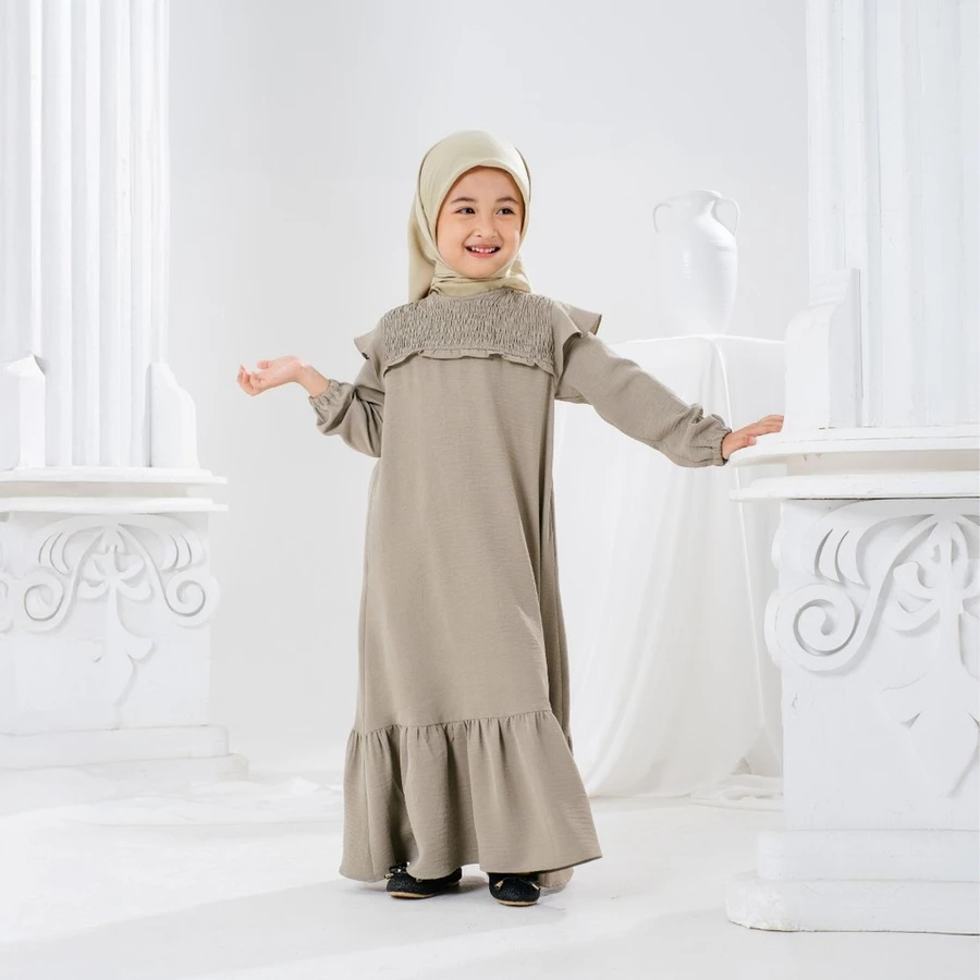 Zoya BUGENVIL Dress Girl - Gamis Muslimah Anak perempuan