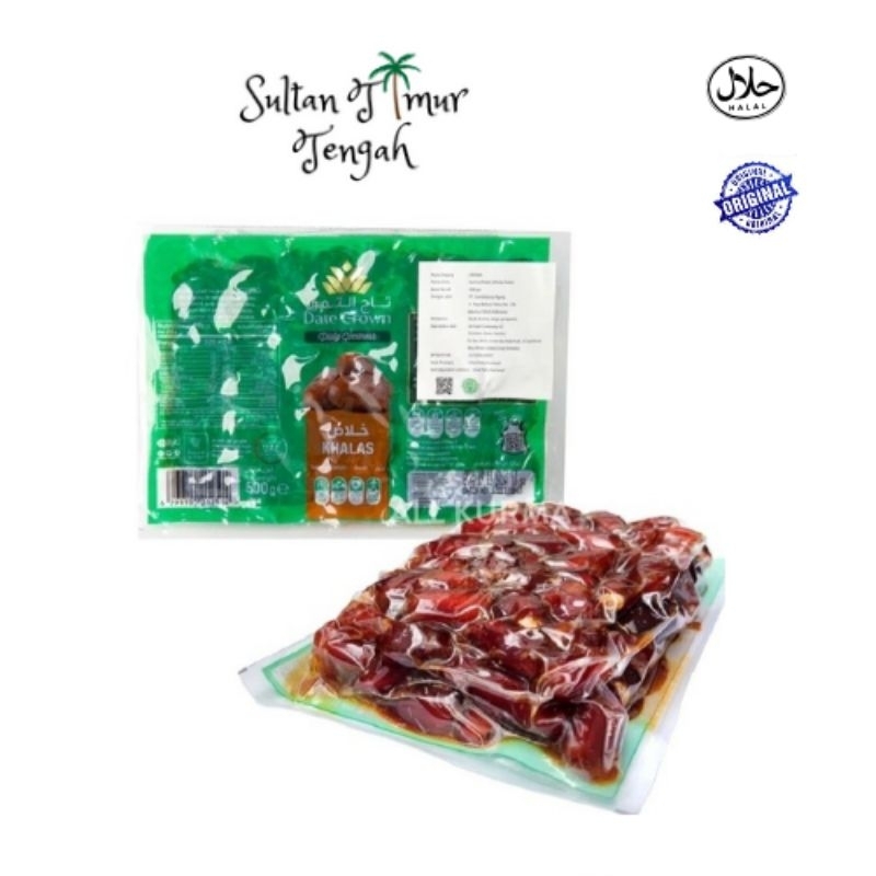 

Kurma khalas date crown vakum