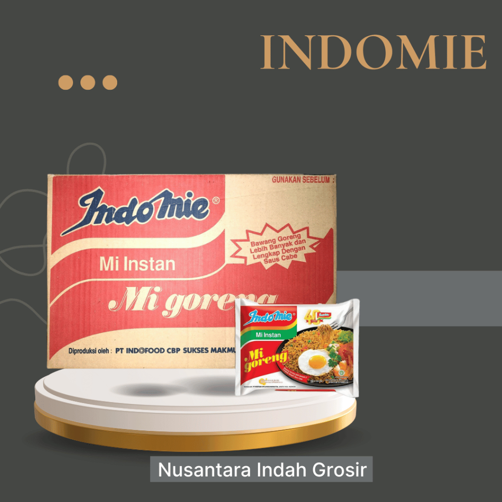 

Indomie Goreng Mie instan 1dus - 3 Dus