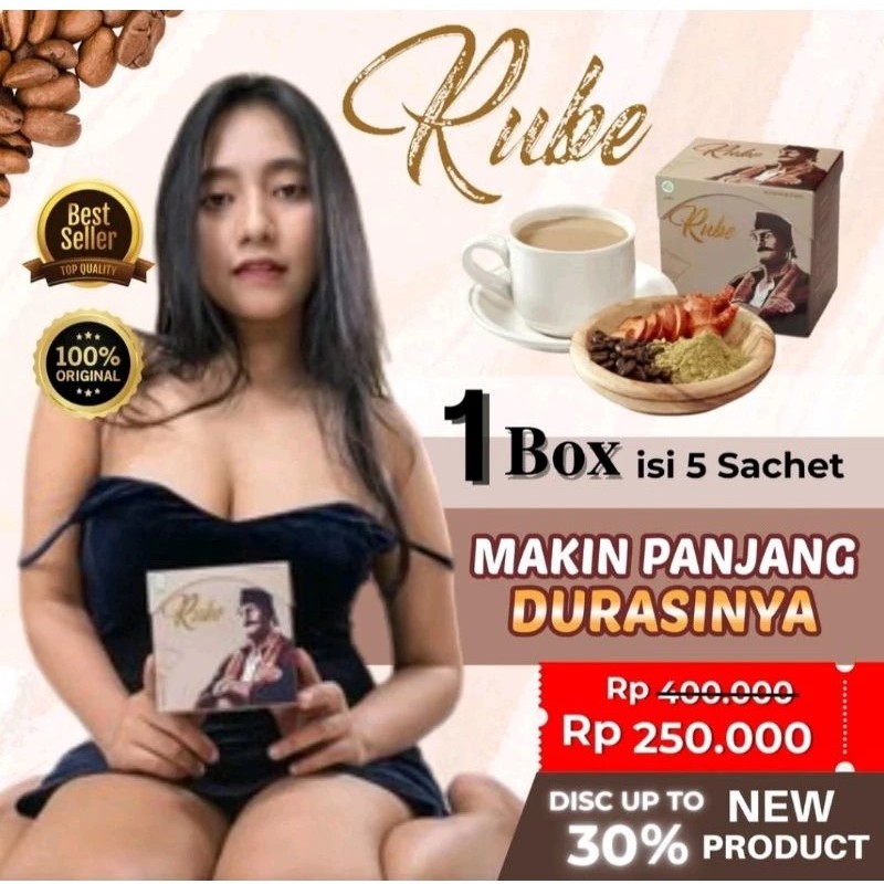 

DISKON!!! Kopi Rube Original 100% Asli 1 Box Isi 5 Sachet Coffee Stamina Aman Tanpa Efek Samping