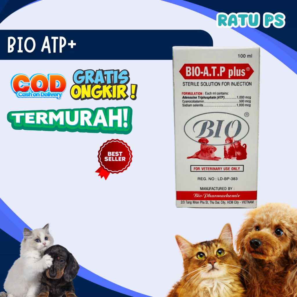 Bio Atp Plus 100 ml - Bio Atp Solusi Energi Instan - Bio Atp Ternak