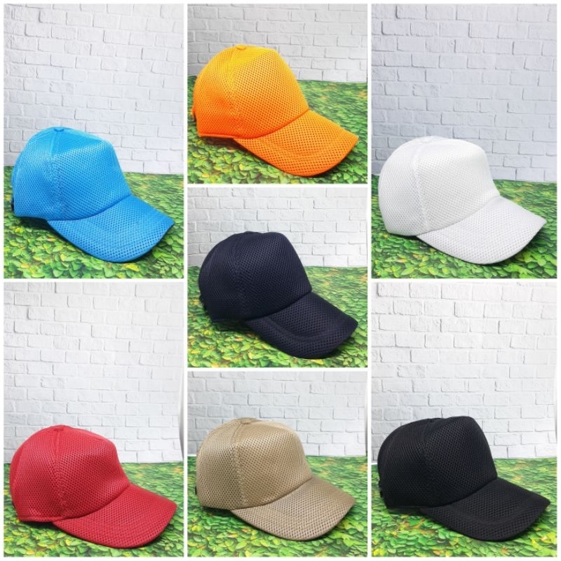 COD|| TOPI DOUBLE MESS/ TOPI JARING FULL POLOS MURAH/ TOPI DOUBLE MASK BUSA POLOS/ TOPI FULL JARING 