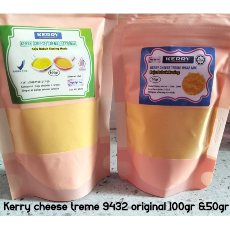 

Kerry 9432 berat 100gr 50gr original keju bubuk saus keju bumbu tabur halal