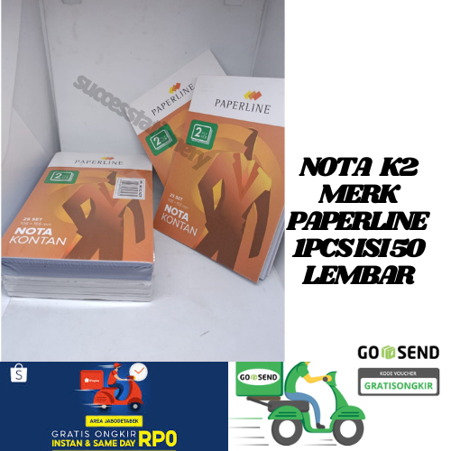 

Buku Nota Kontan B2 Ncr Paperline / Nota Kecil 2 Ply / Nota Kontan Kecil 2 Ply