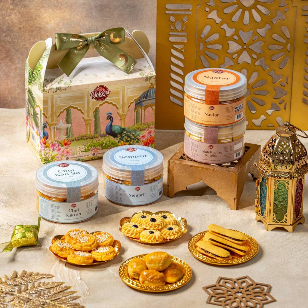 

Hampers Lebaran Golden Eid 4 in 1 – Hadiah Spesial dengan Kue Kering Premium