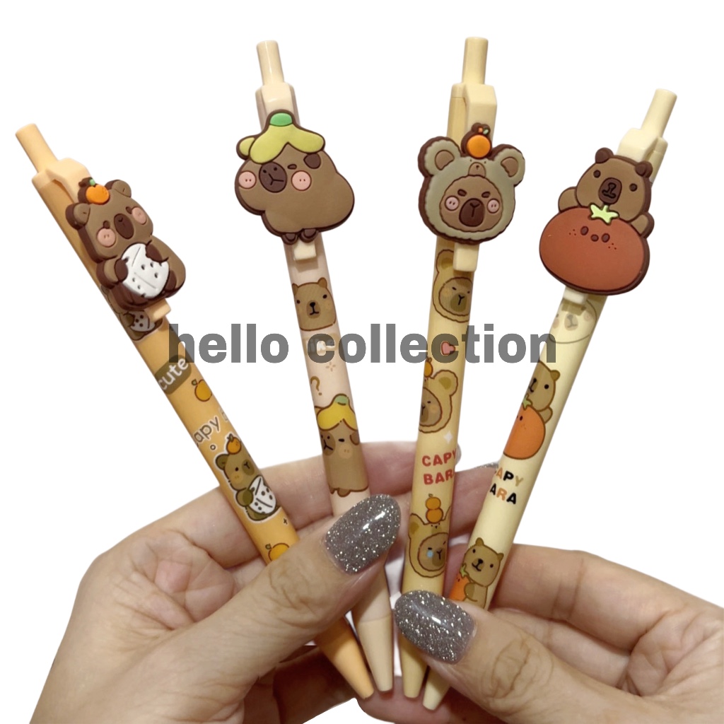 

Pensil Anak Mekanik Capy Bara 3D Kartun Lucu Karakter Capybara