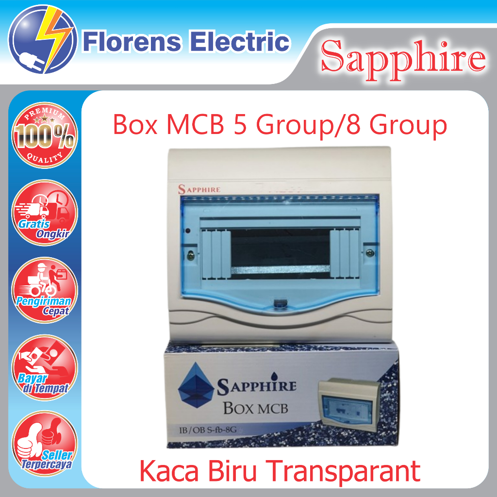 BOX MCB 8 Group S-FB-8G sapphire / kotak MCB 8 grup /box MCB 8 Grup