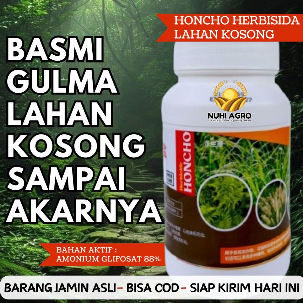 HONCHO HERBISIDA Obat Pembasmi Rumput Liar Ampuh Sampai Akar Herbisida Sistemik Khusus Lahan Kosong