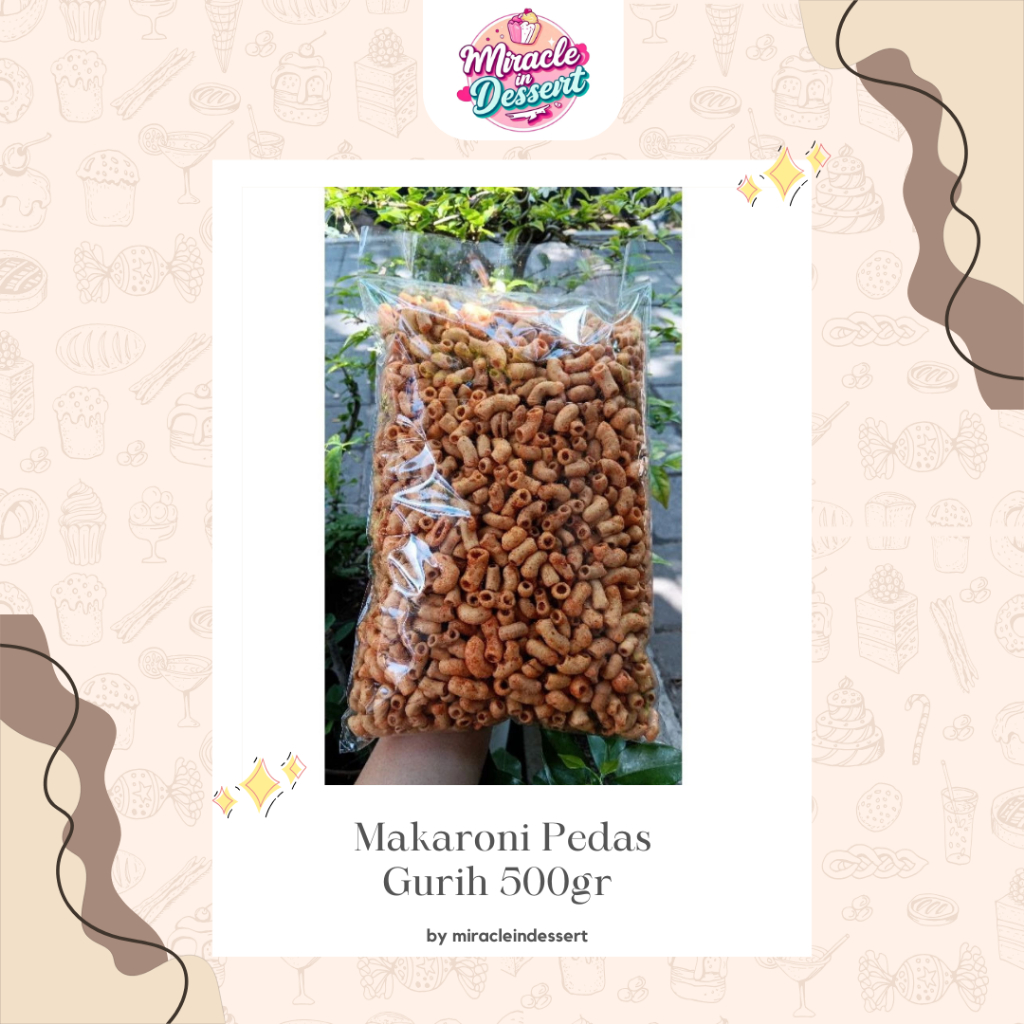 

Snack Camilan Makaroni Pedas Gurih 500gr