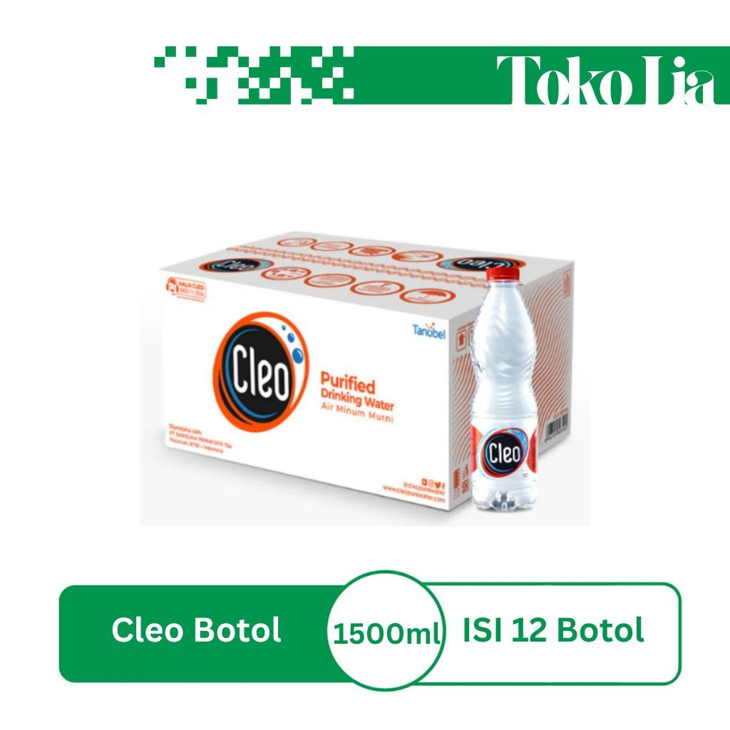 

Cleo Botol 1500 ml ISI 12 botol