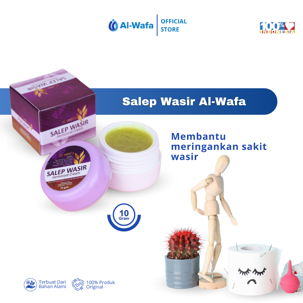 Al Wafa Salep Wasir Hemoroid Cream 10 Gram