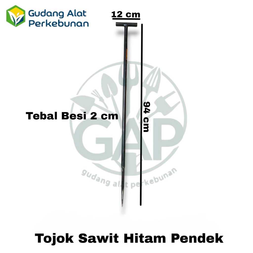 Tojok Sawit Hitam mata besi per termurah