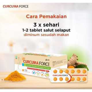 Curcuma force Blister Isi 12 Tablet / Promo Vitamin kesehatan