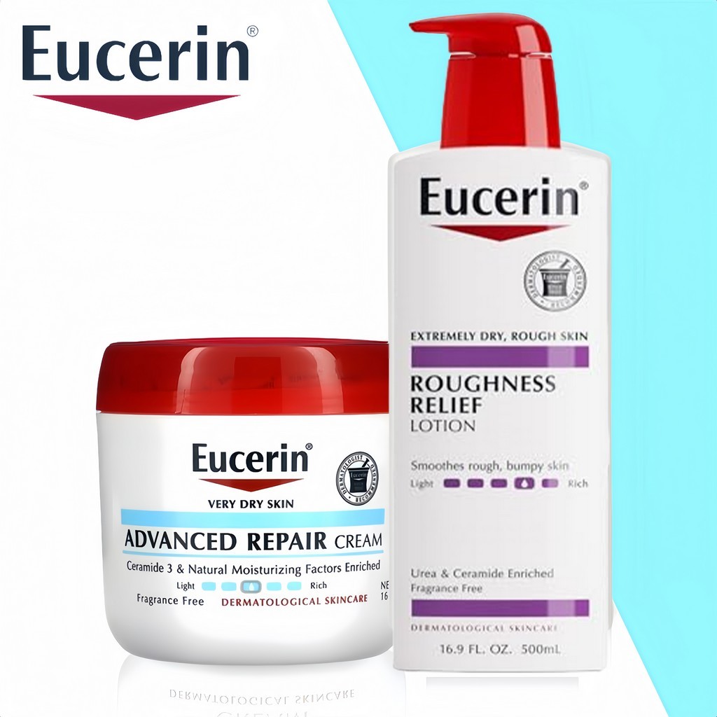 Eucerin roughness relief  cream 454g / Eucerin  advanced repair cream / Eucerin Moisturizing Cream /