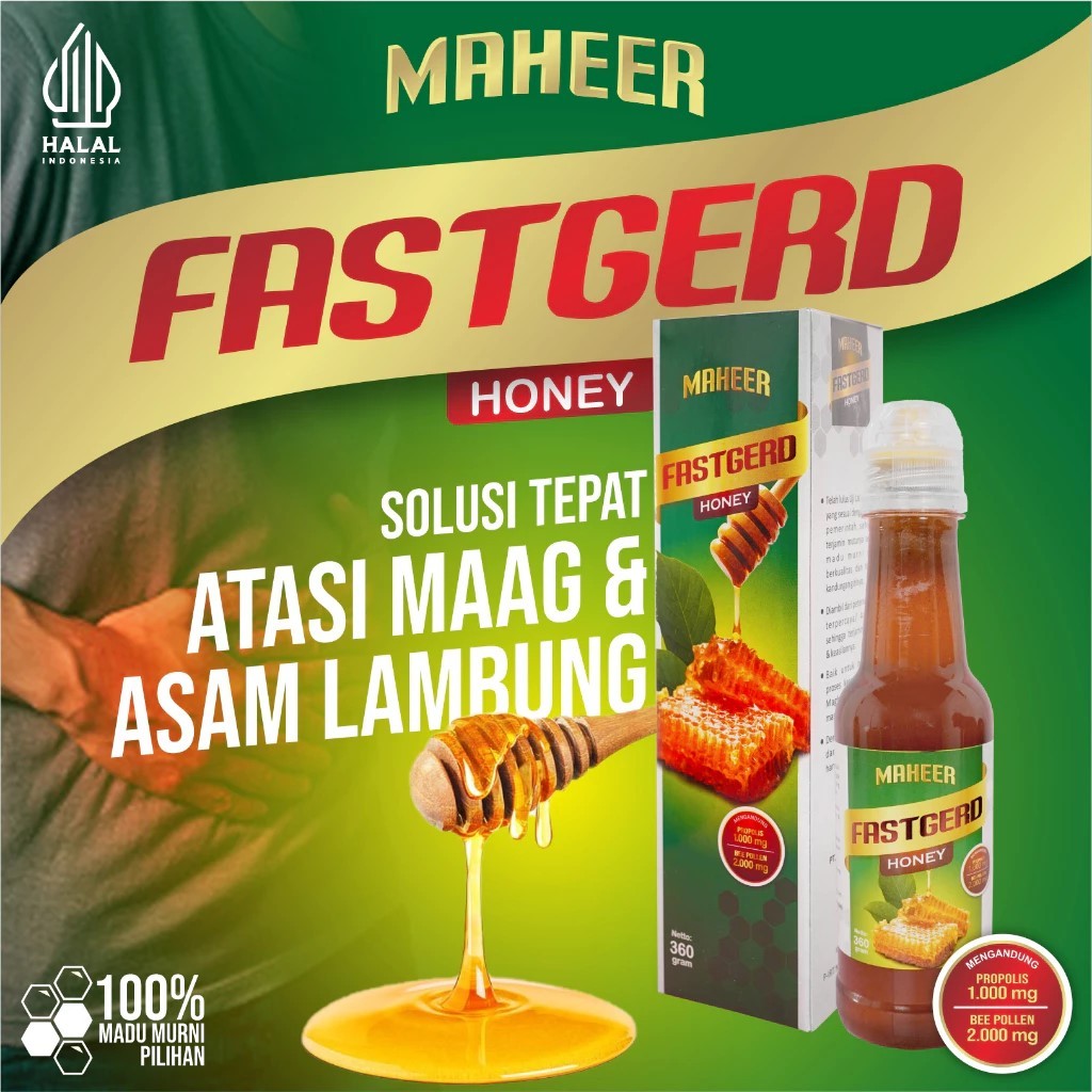 FastGerd Madu Asam Lambung Original Obat Gerd