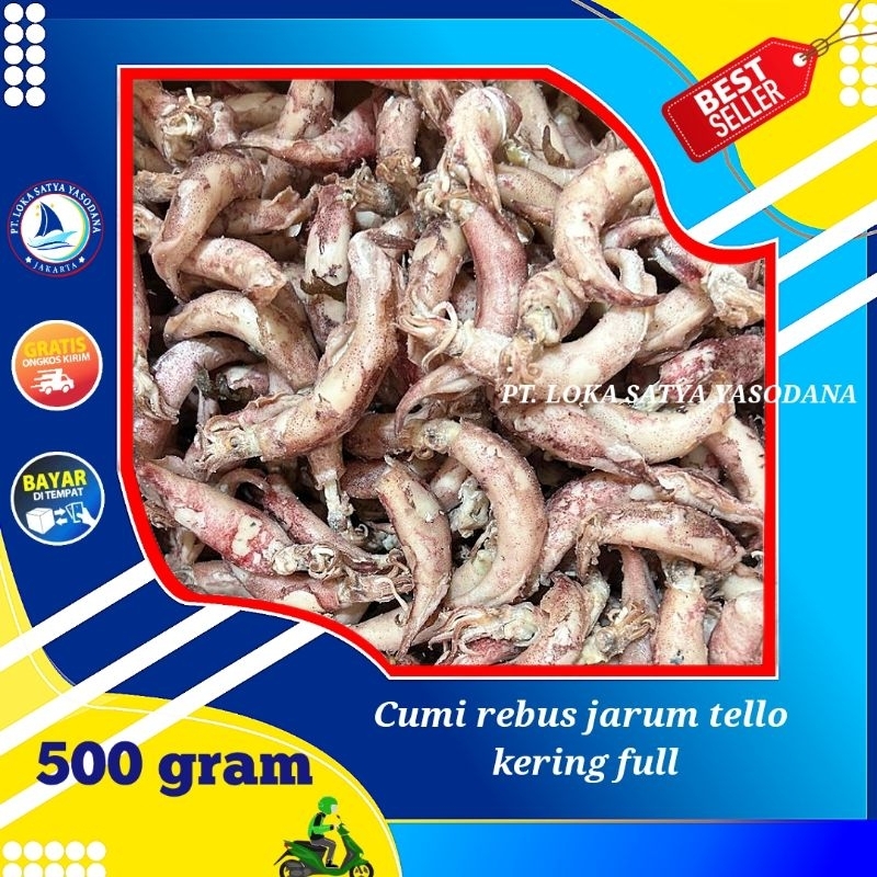 

ikan asin cumi sotong jarum telur /sotong kering super 500gram