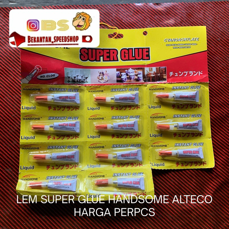 

LEM SUPER GLUE HANDSOME ALTECO HARGA PERPCS