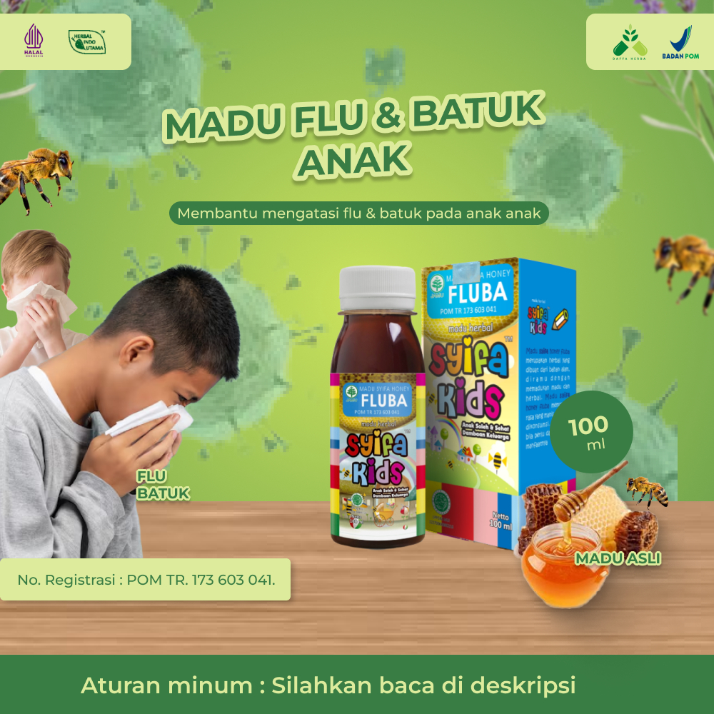 Madu Anak Syifa Kids Fluba Anaba Anak Original