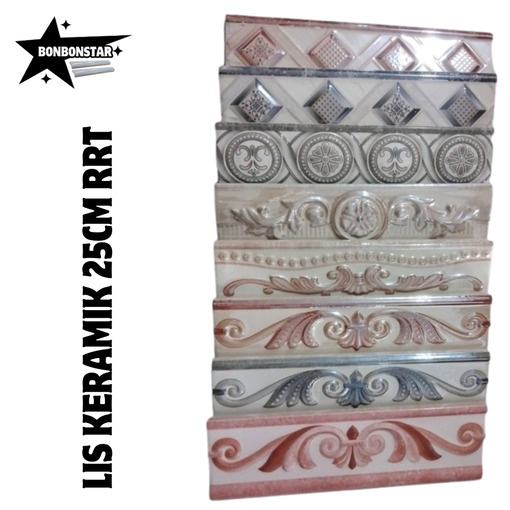 list keramik ukuran 8x25 || lis dinding list keramik dinding ukuran 8x25cm [Lis Keramik 02]