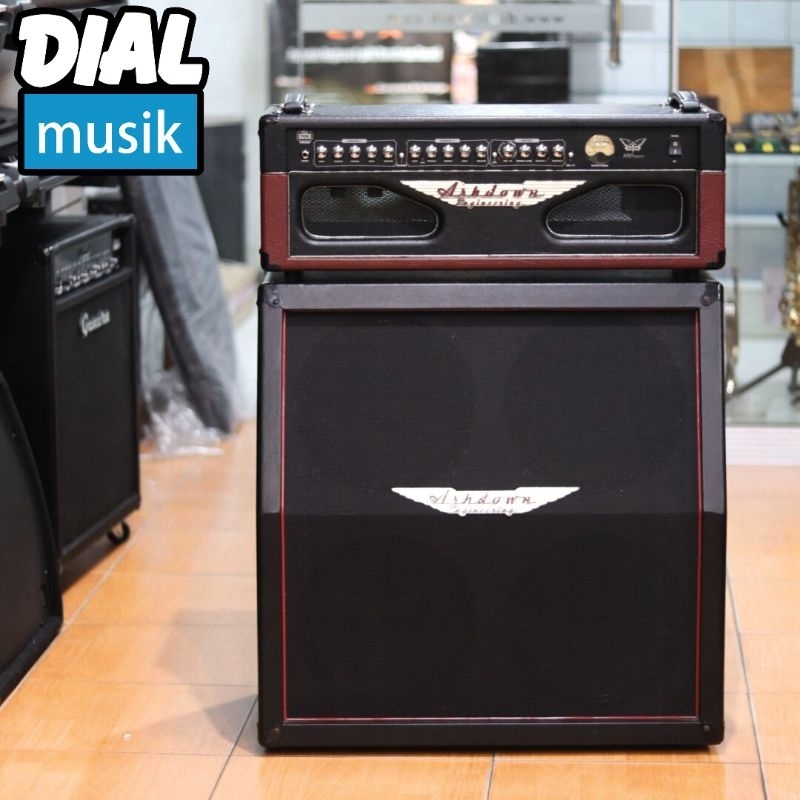 Ashdown FA100H Head + FA412A Cabinet 4 x 12 Inch - Ampli Gitar Elektrik Ashdown / Head Cabinet Ashdo