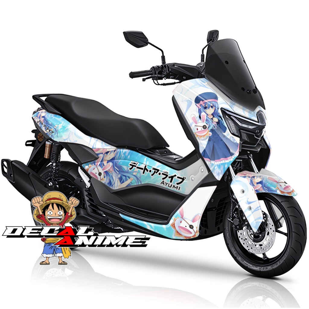 Sticker Decal NMAX TURBO Full body Stiker Nmax Old - N Max New - Neo Turbo Decal Anime Ayumi