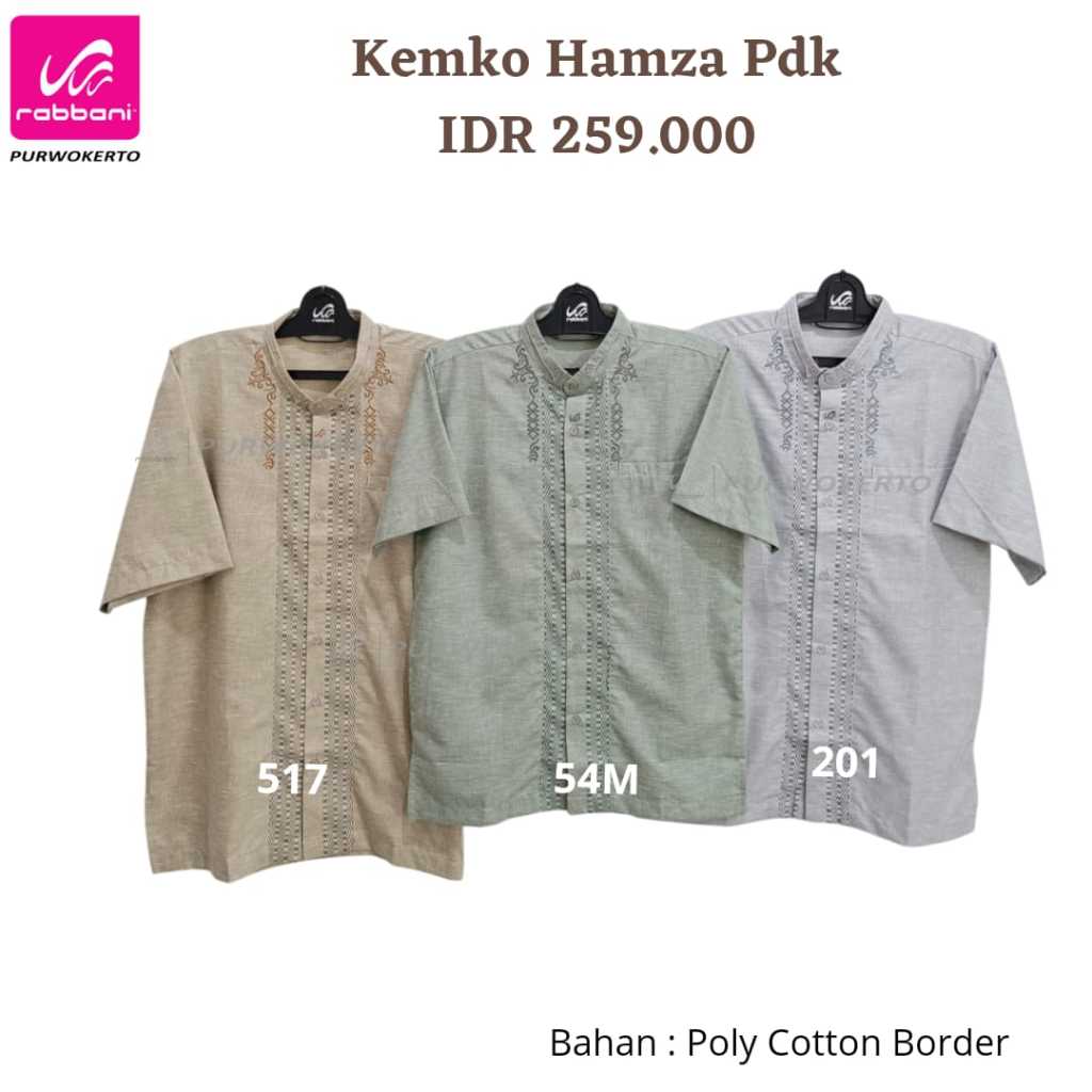 NEW _ KEMKO RABBANI HAMZA PDK / KEMEJA KOKO RABBANI HAMZA