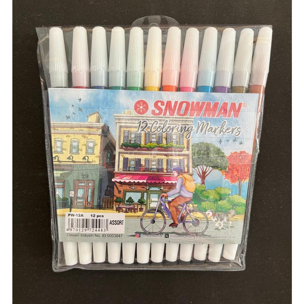

Toko Panda Spidol Snowman 12 Warna