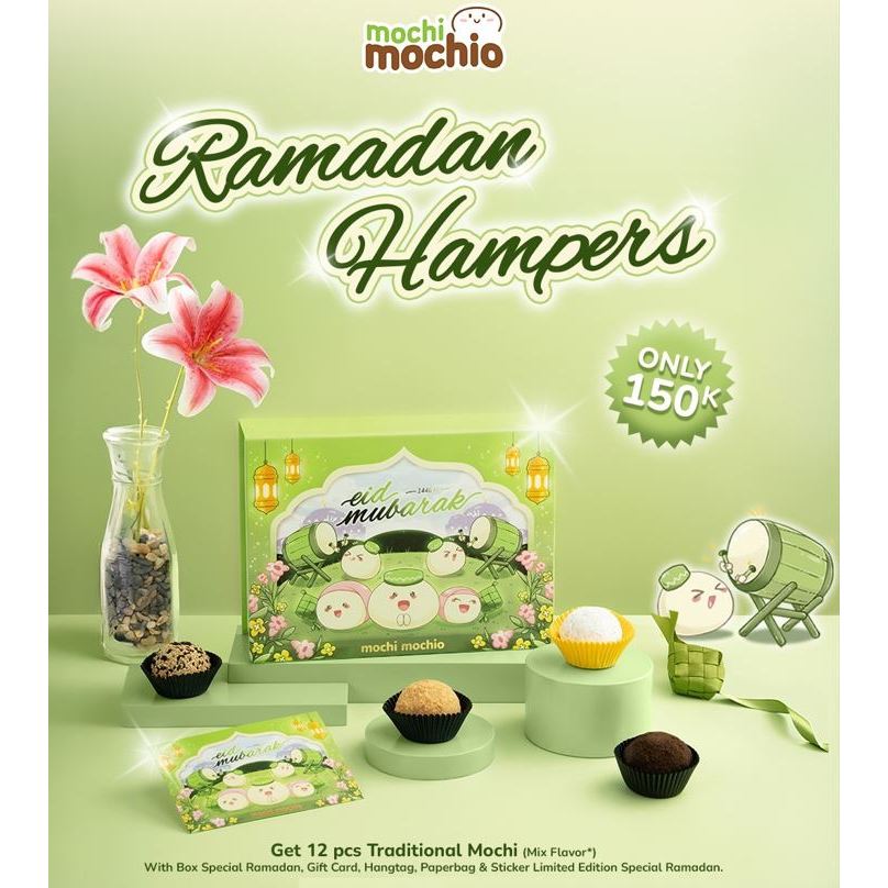 

Tetsin Mochi Mochio - Hampers Idul Fitri Mochi Tradisional 12 pcs