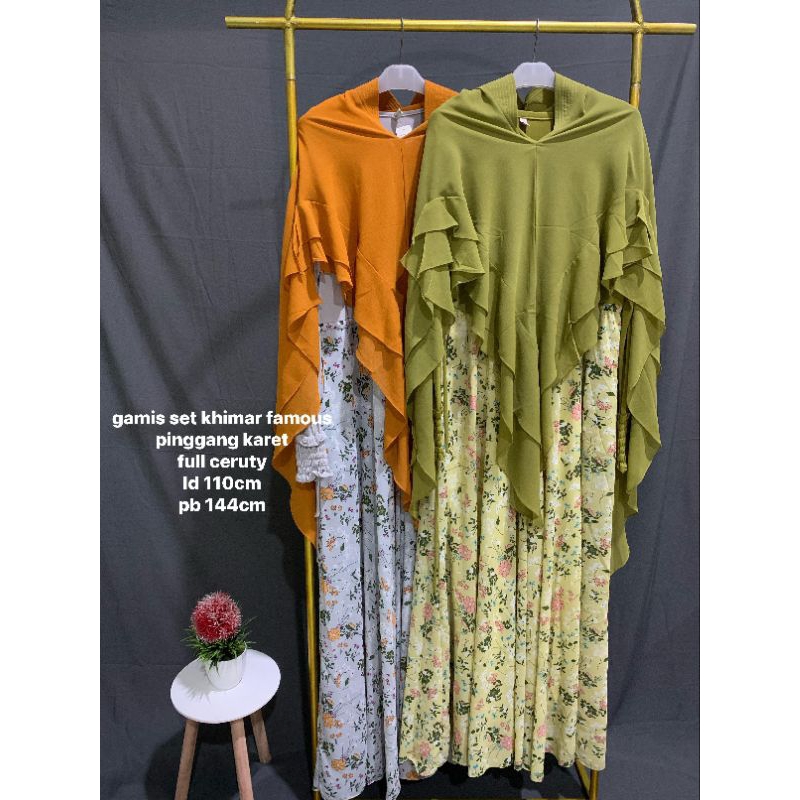 GAMIS SET KHIMAR BY FAMOUS