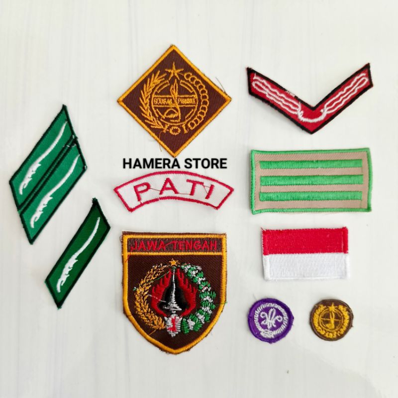 Atribut Pramuka/Bed Pramuka Bordir