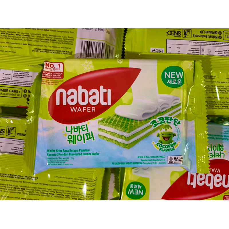 

Nabati Wafer Rasa Kelapa Pandan 39g