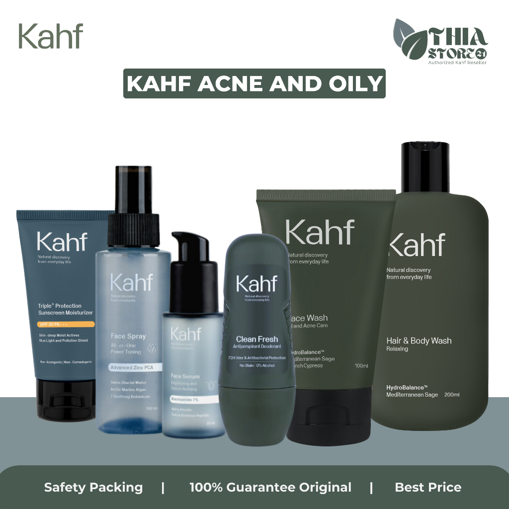 Kahf Complete Skincare Untuk Pria Skincare Untuk Kulit Berjerawat