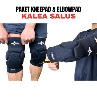 Deker Lutut Paket Kneepad Elbow Kalea Salus pelindung lutut pelindung Siku Kiper Futsal Original