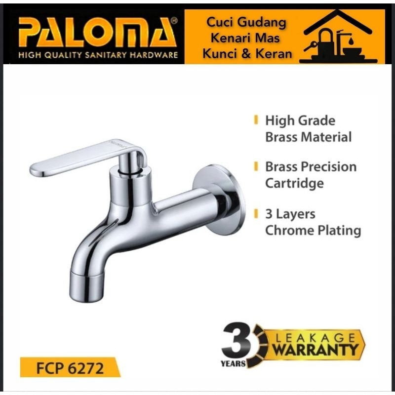 PALOMA FCP 6272 Keran Air Dinding Panjang Kran Air Wudhu Kran Wall
