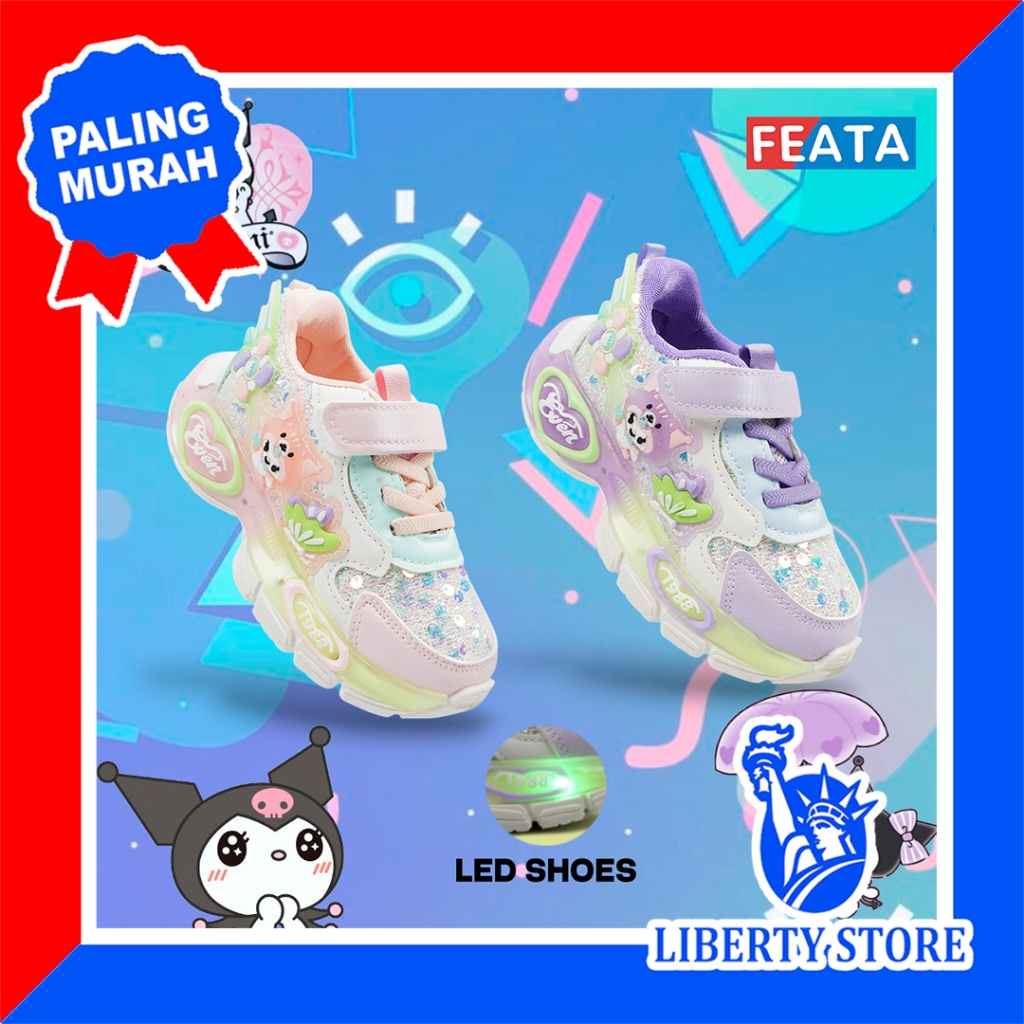 Sepatu Sneakers Anak Cowok Cewek Kekinian FEATA FLT115