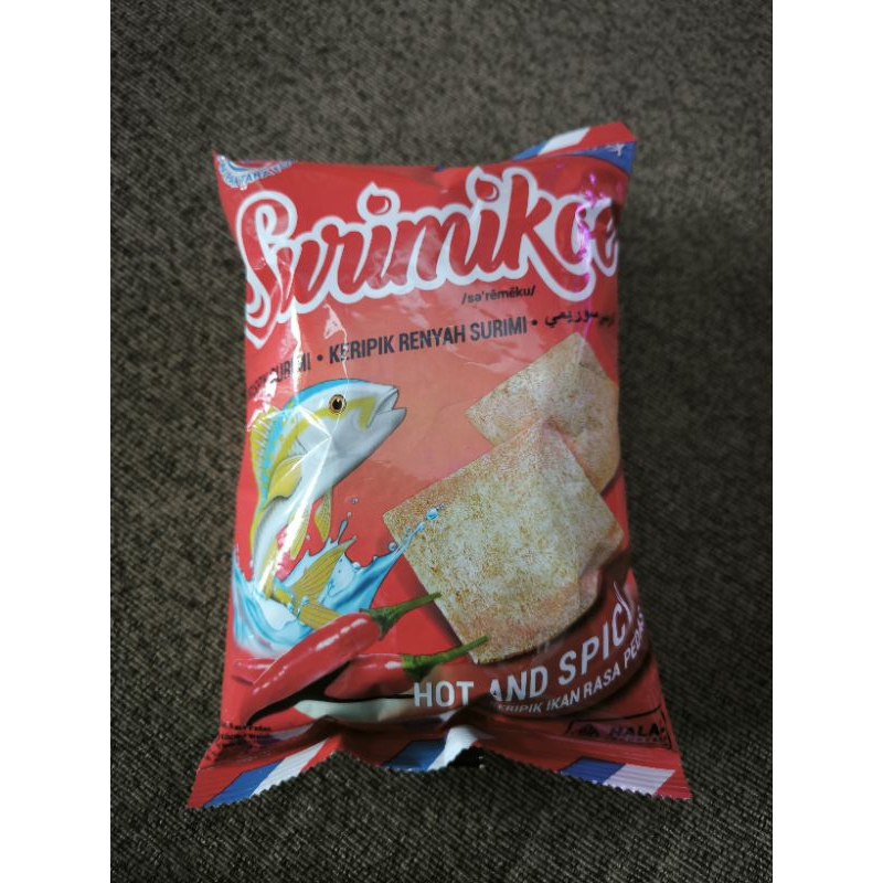 

Surimikoe Hot and Spicy / Keripik Ikan Surimikoe Hot and Spicy / Cemilan Keripik Ikan