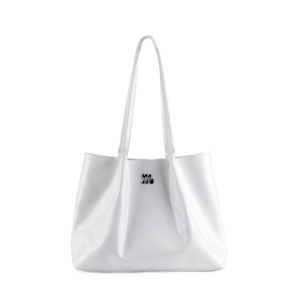MAGIA Sonya Bag White Leather Totebag