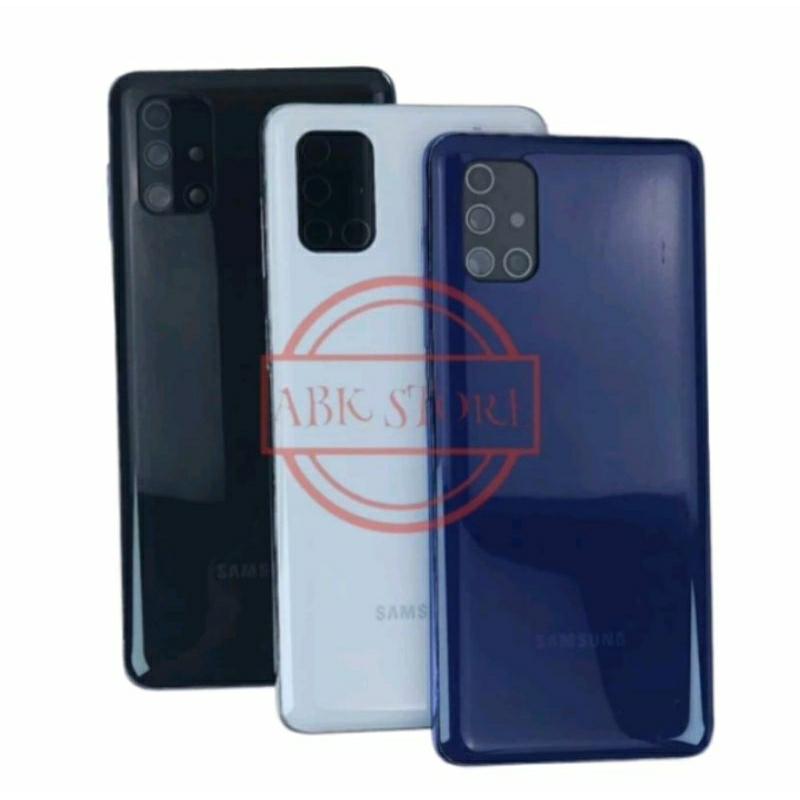 BACK CASING - KESING - HOUSING FOR SAMSUNG M51 M515F BACKDOOR FULLSET + BEZEL