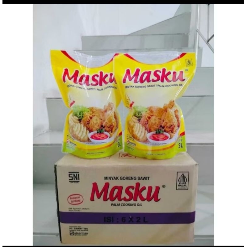 

Promo Minyak Goreng Masku 2 liter 1 dus isi 6