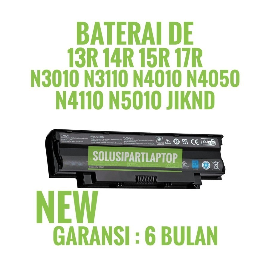 Baterai Laptop Dell Inspiron 3420 3520 N4010 N4050 J1KND