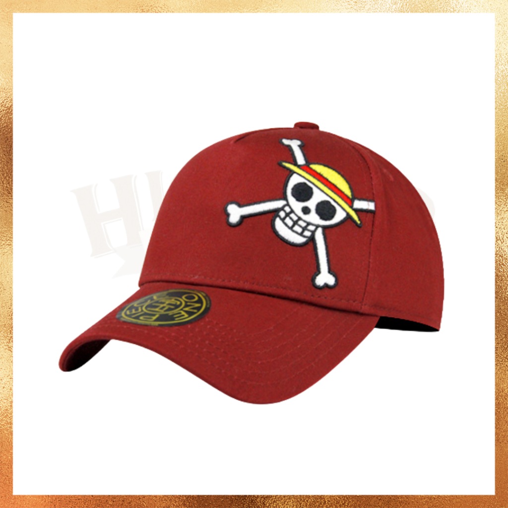 Topi New Era Angel x One Piece Monkey D Luffy Collab Anime Taiwan Exclusive Hat Original