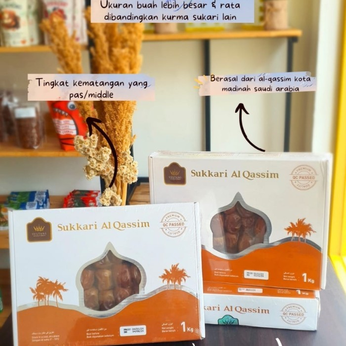 

Kurma Sukari Sultani Premium 1kg