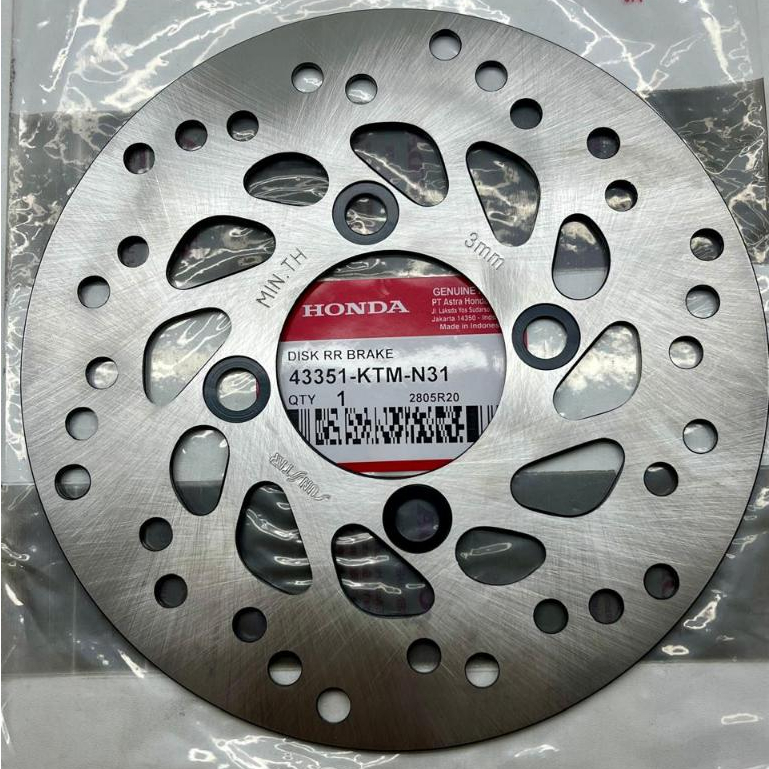 43351-KTM-N31 Piringan Cakram Belakang Honda Supra X 125