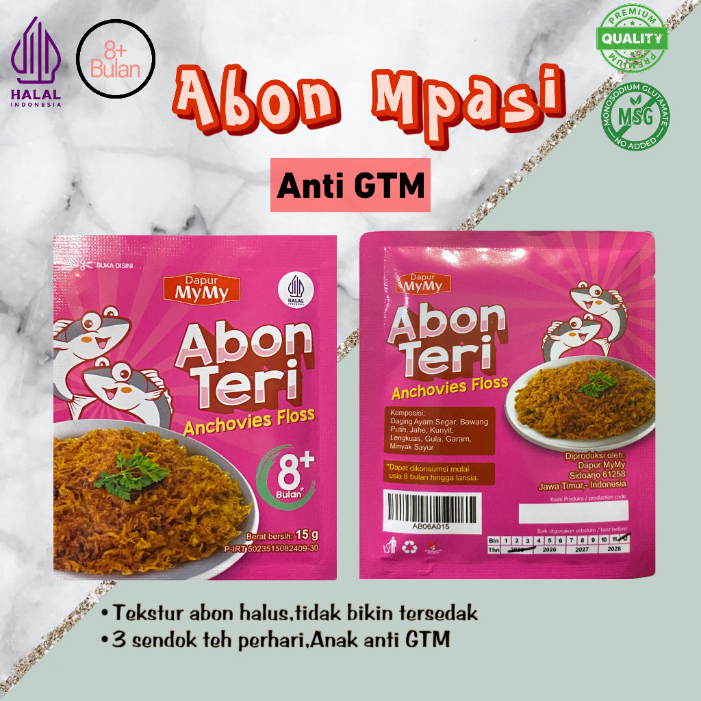 

PJ- Abon Teri Abon MPASI Anti GTM Penambah Nafsu Makan Anak Tanpa Campuran Kemasan Ekonomis