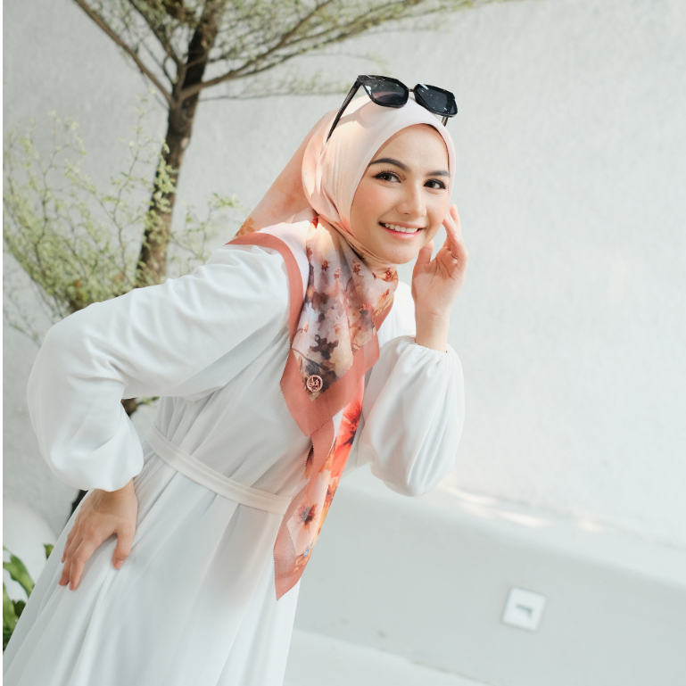 Al Fajri Scarf - Hijab Segi Empat Turkish Size 110x110 cm